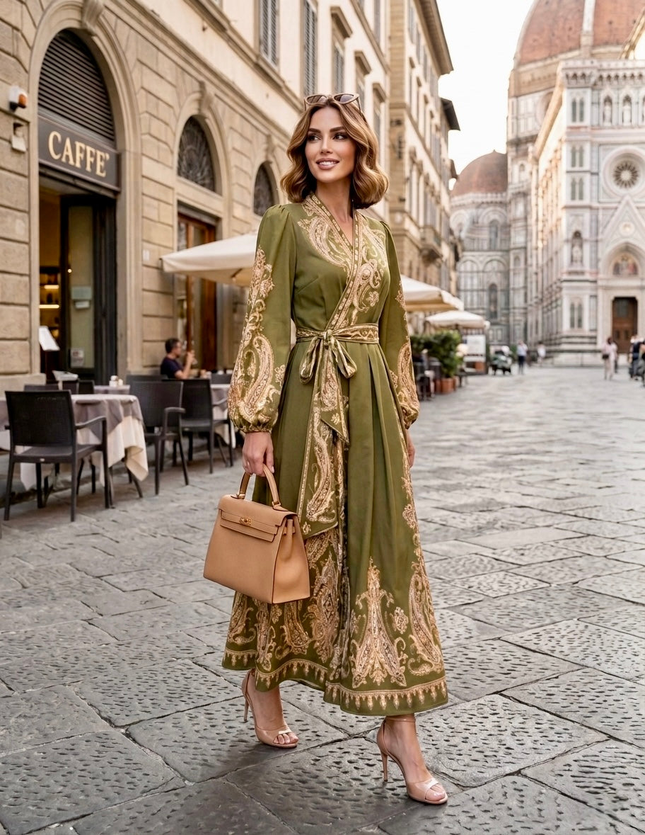 Pankh Hayden Printed Maxi Dress