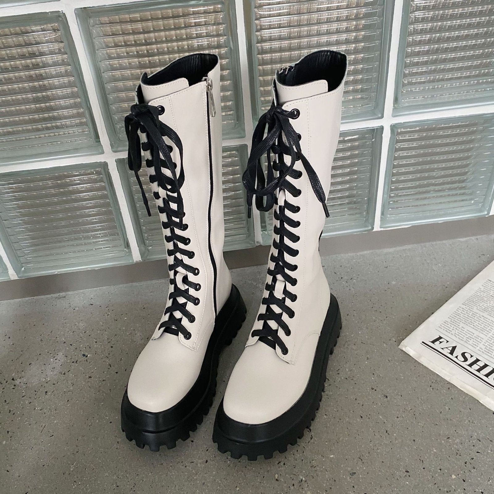 Pankh Duke Thick Sole High Boots