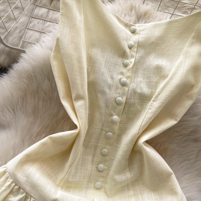 Pankh Harwin Bubble Hem Pure Cotton Dress