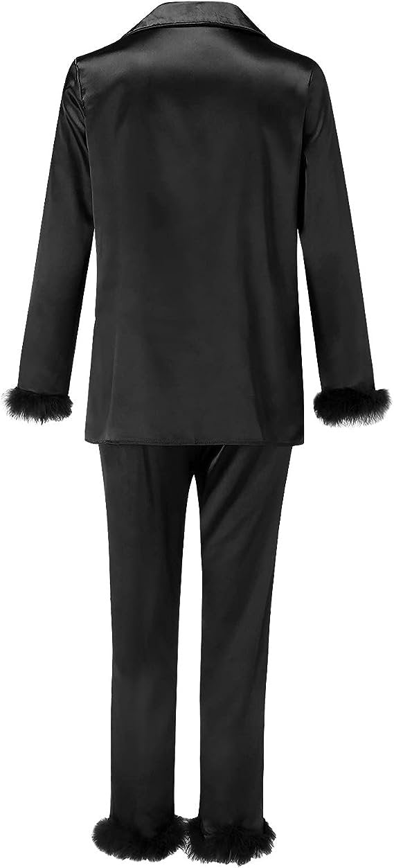 Pankh Amor Fur Night Suit PJ Set