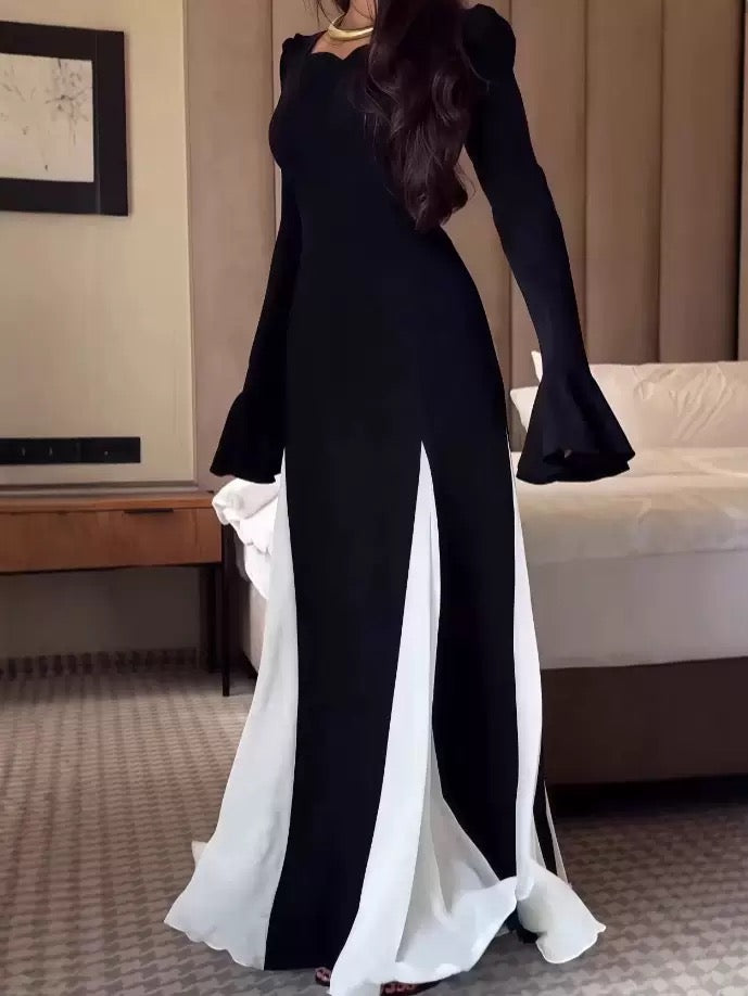 Pankh Galice Dual Shade Evening Maxi Modest Dress