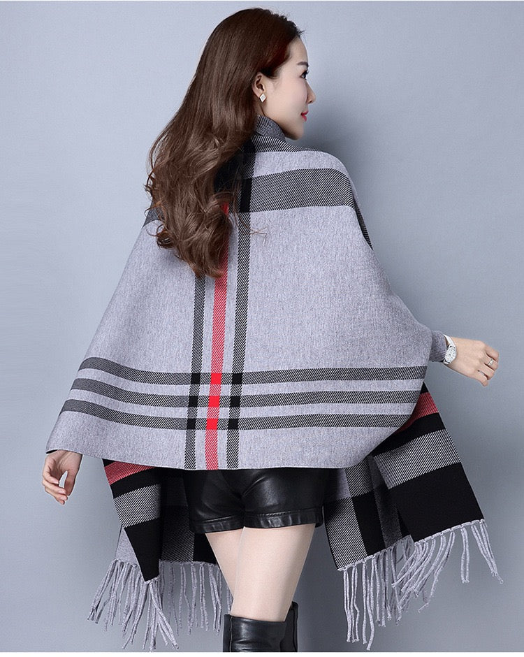 Pankh Burby Soft Wool Cape Shawl