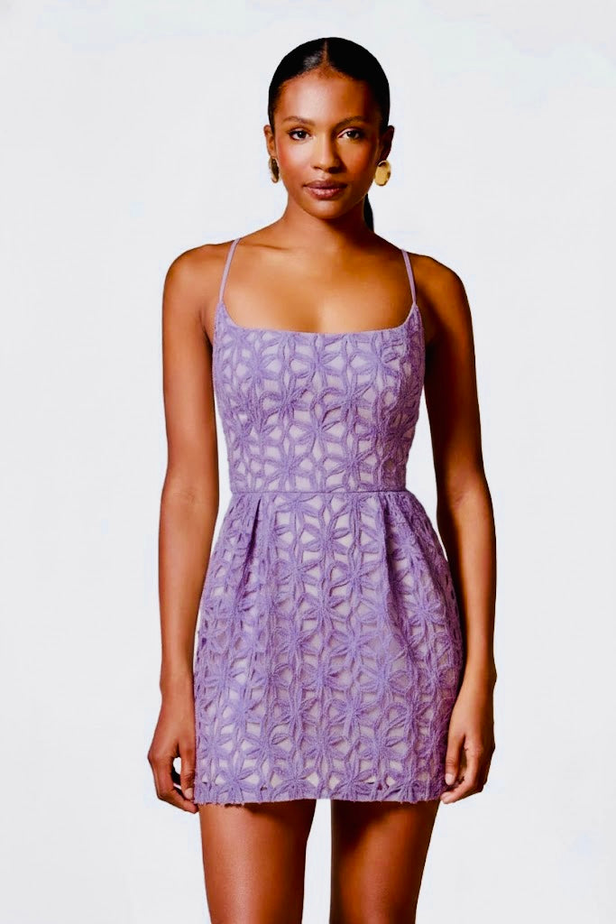 Pankh Zette Textured Mini elegant Dress