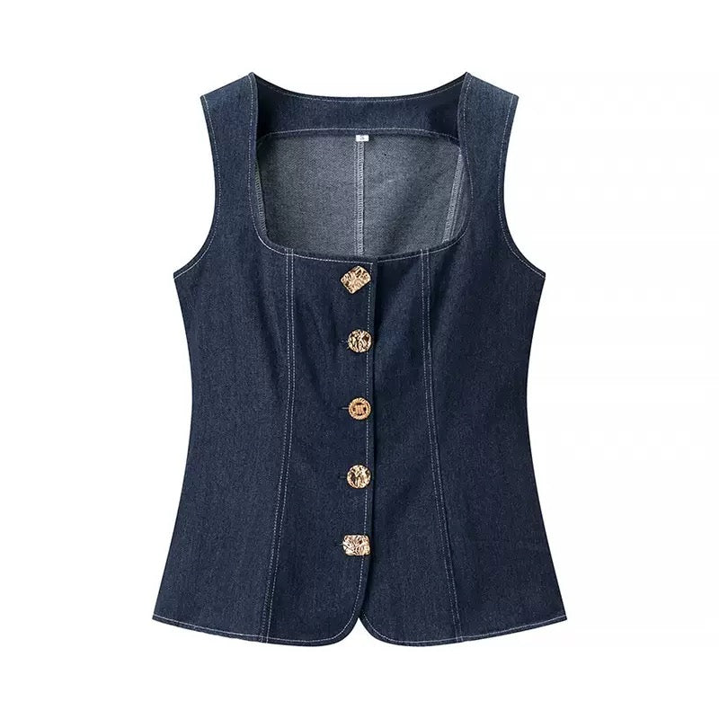 Pankh Dresdo Denim Jacket Top
