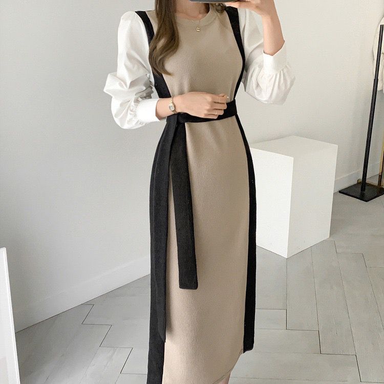 Pankh Asel Knitted Sweater Long Dress