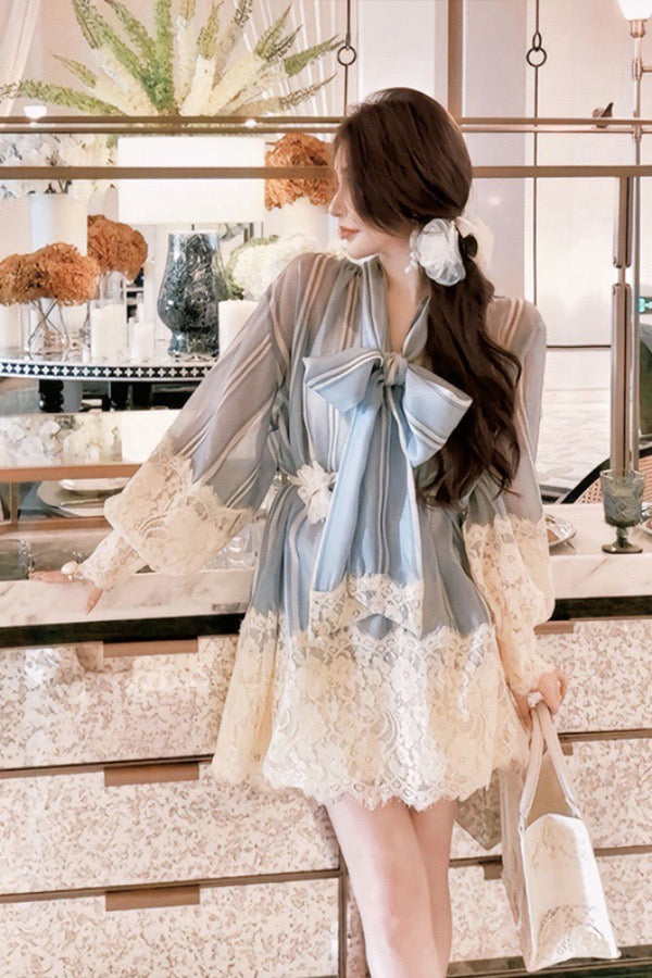 Pankh French Heavy Lace Dress