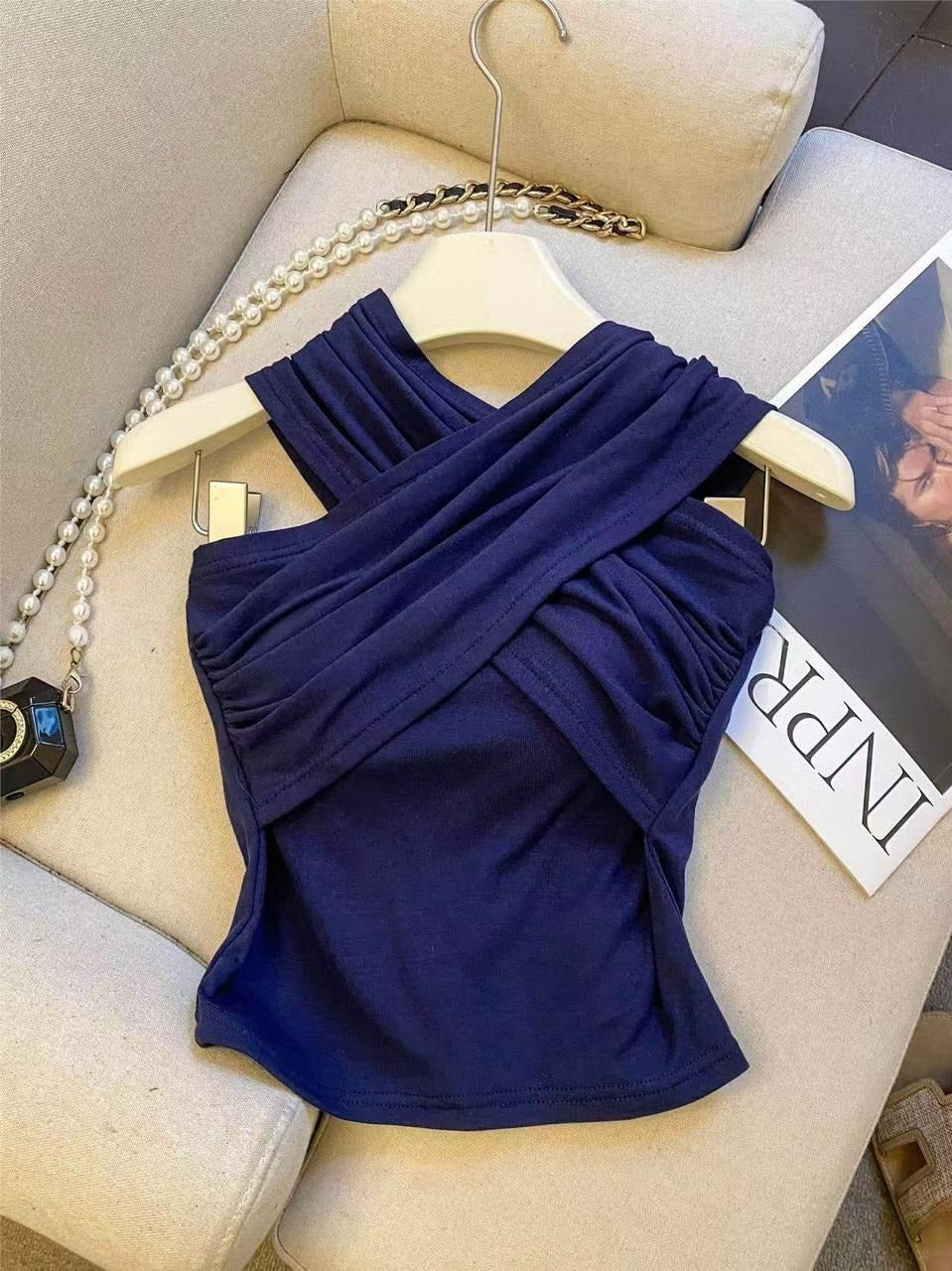 Pankh Vicenta Multi Style Wearable Wrap Inbuilt Bra Padded Top