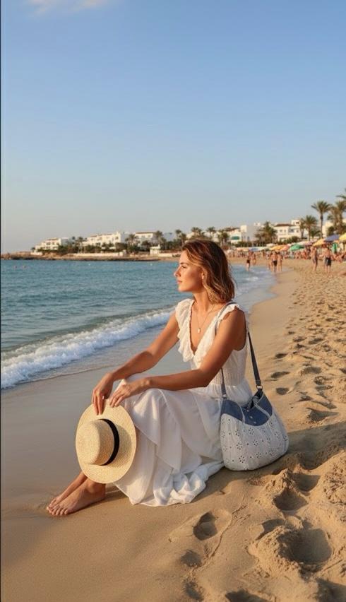 Pankh Risque V-Neck Smocked Mul Cotton Maxi Dress