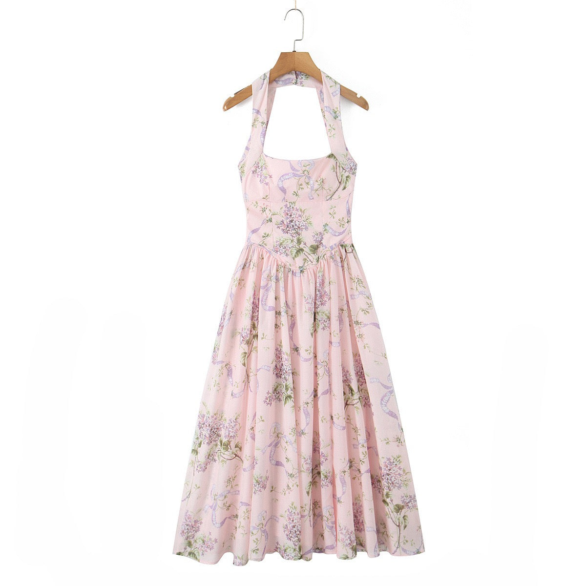 Pankh Keem Floral Midi Dress