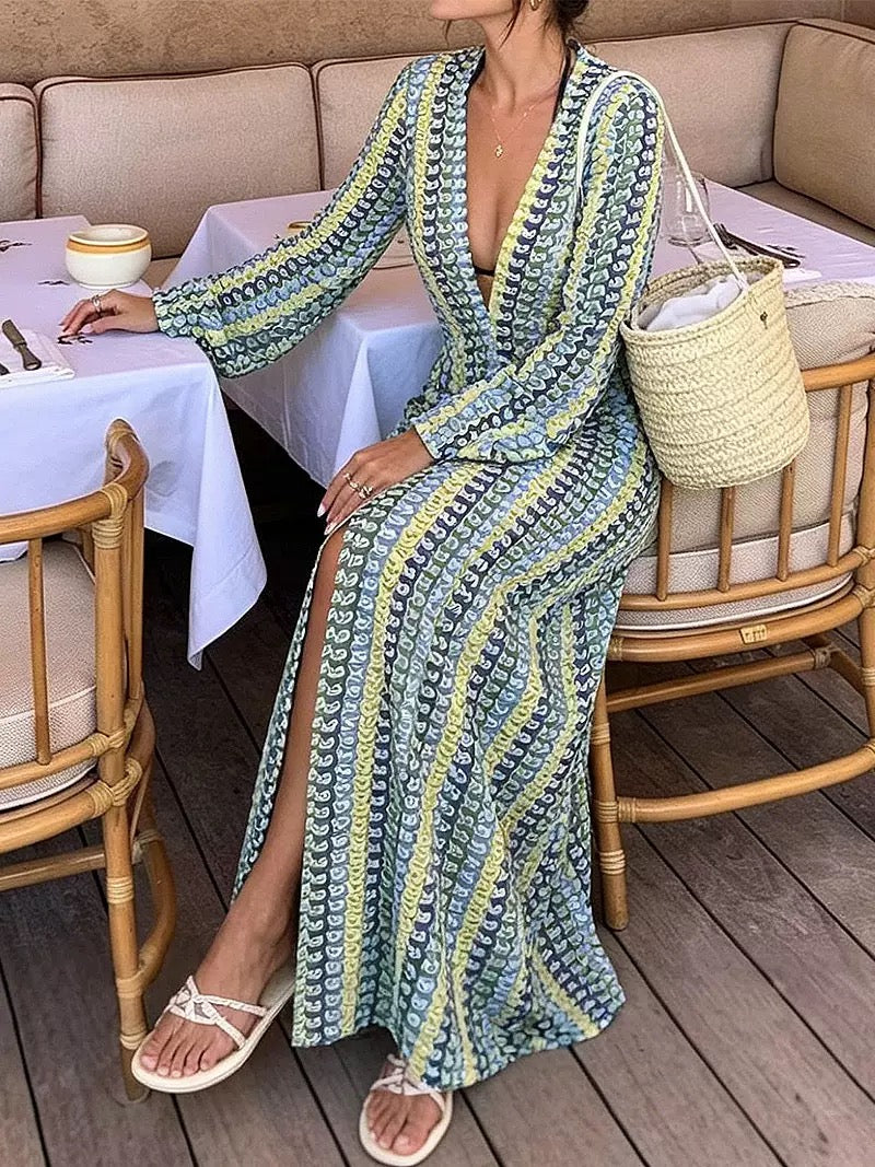 Pankh Evelyn Crochet Beach Wear Maxi Dress