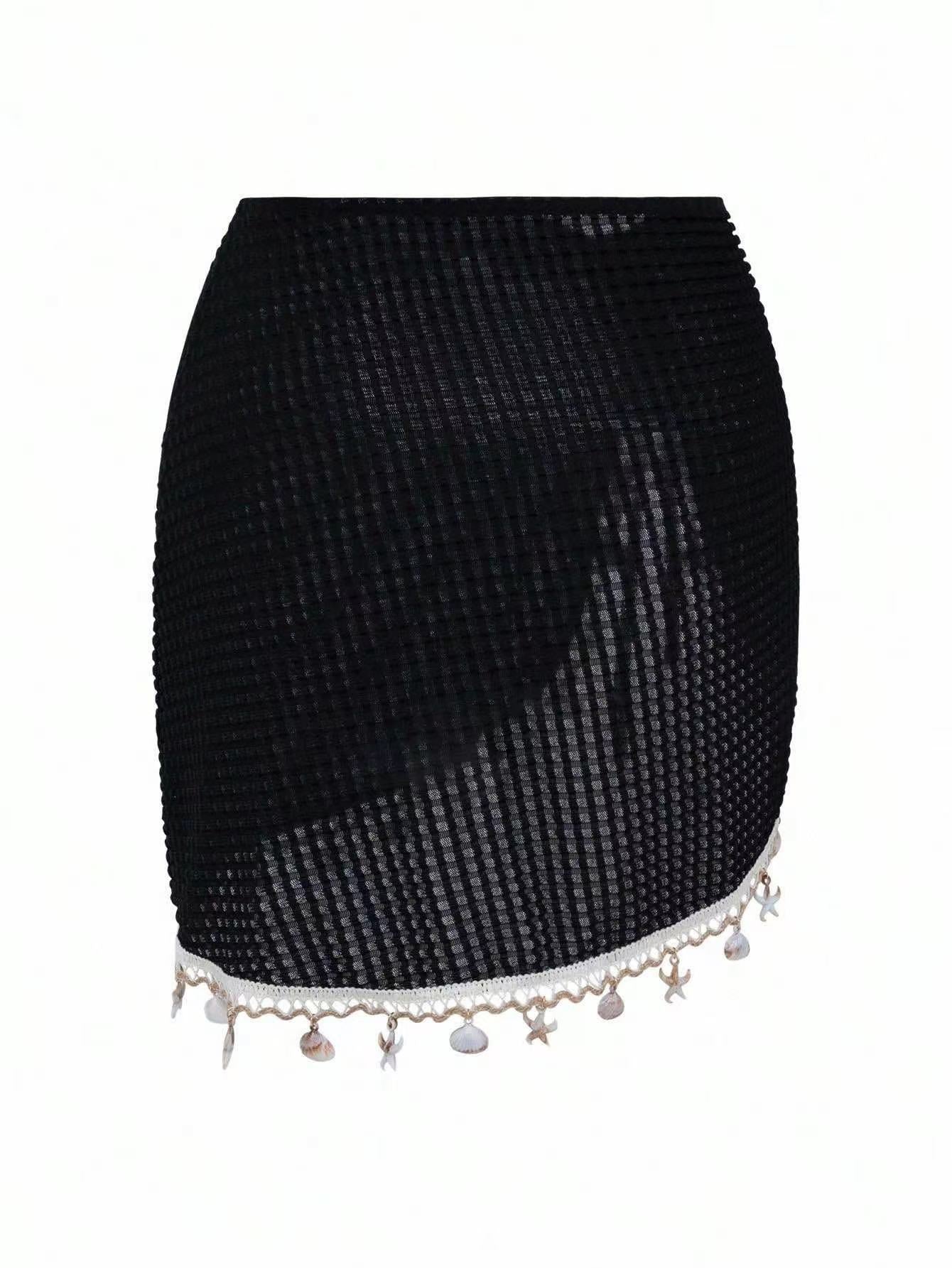 Pankh Avaari Sheel Padded Monokini & Short Skirt Set