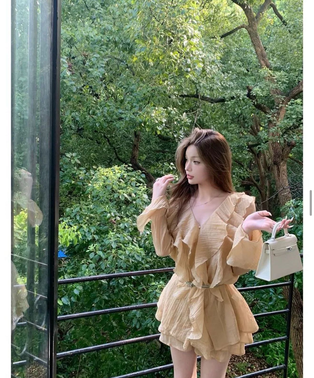 Pankh Bonita Princess Chiffon Ruffle Coord Set