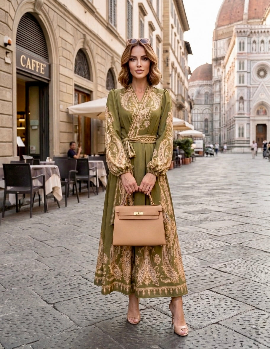 Pankh Hayden Printed Maxi Dress