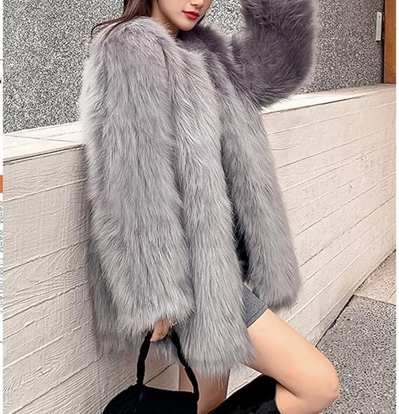 Pankh Campbella Fur Coats- Luxury Collection Long Jacket