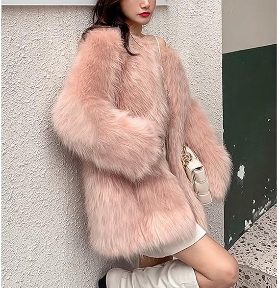 Pankh Campbella Fur Coats- Luxury Collection Long Jacket