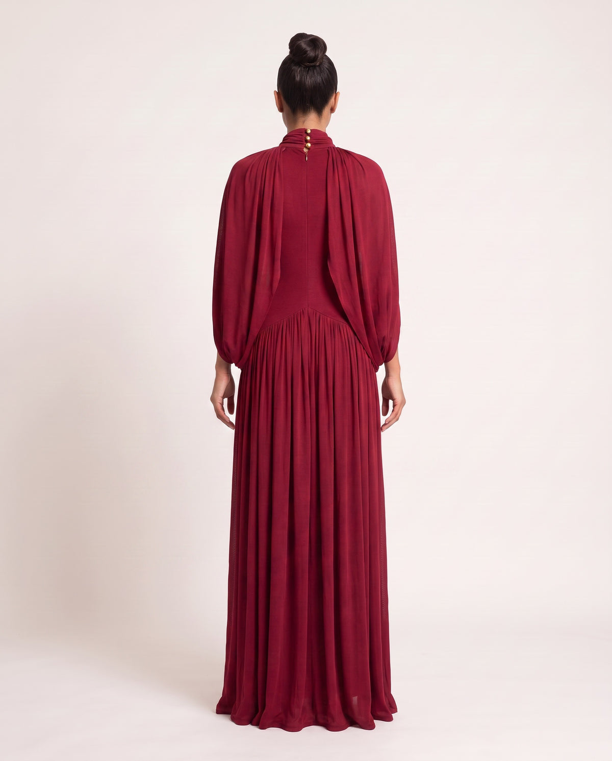 Stenoir Cape Style Maxi Dress