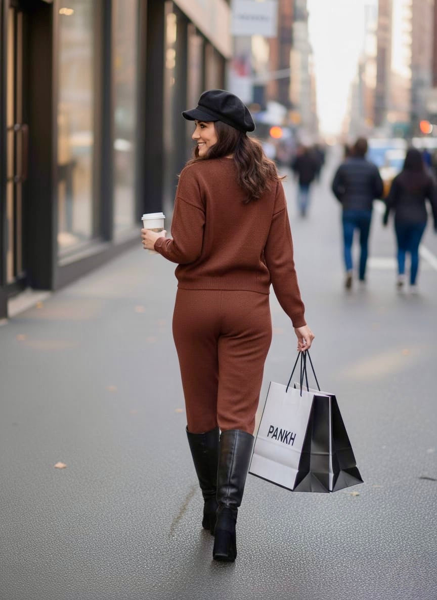 Pankh Auxor Soft Wool Coord Set