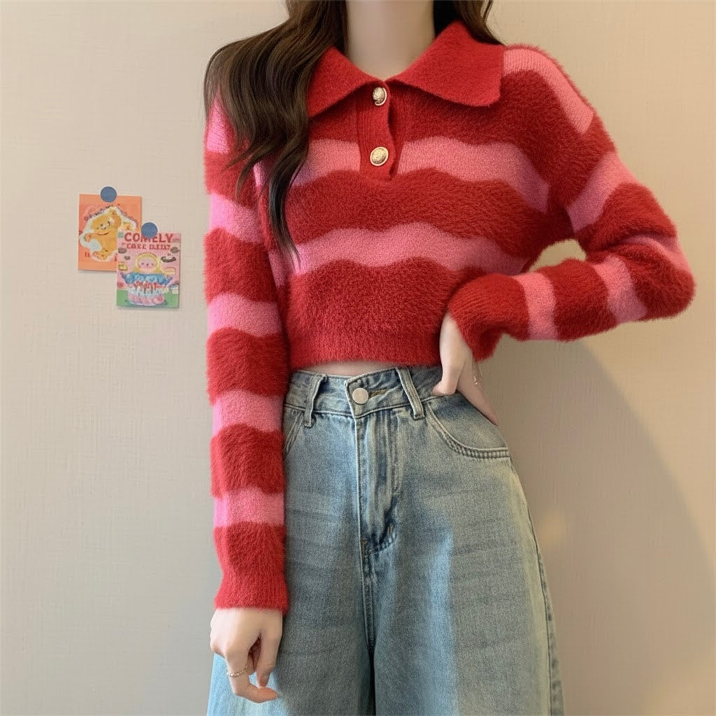 Pankh Brb Furry Crop Top