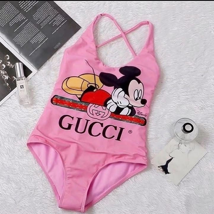 Pankh Mickey Mouse Designer Print One Piece Monokini