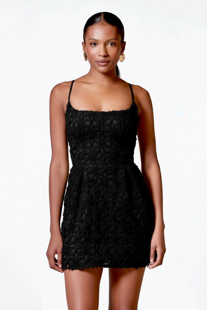 Pankh Zette Textured Mini elegant Dress