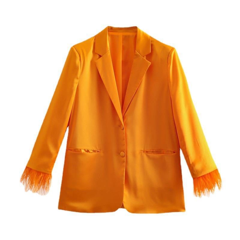 Pankh Jaxon Formal Blazer with Fur Sleeve