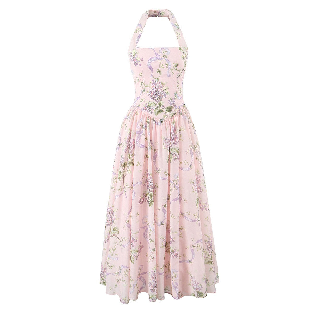 Pankh Keem Floral Midi Dress