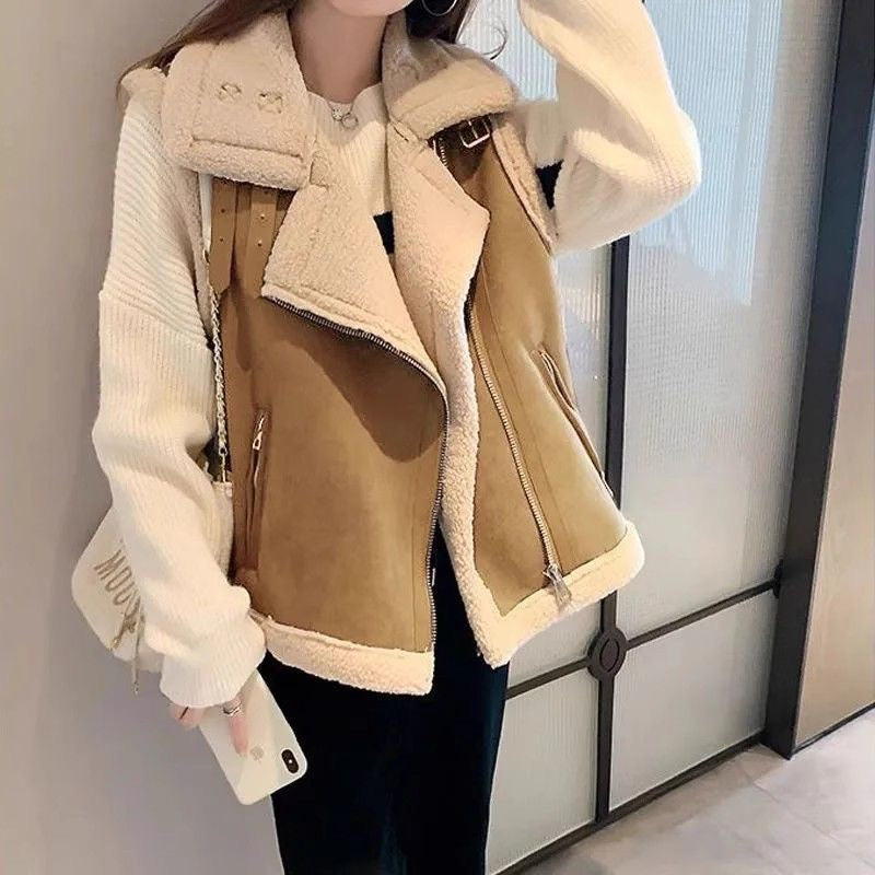 Pankh Seol Sleeveless Women Teddy Jacket