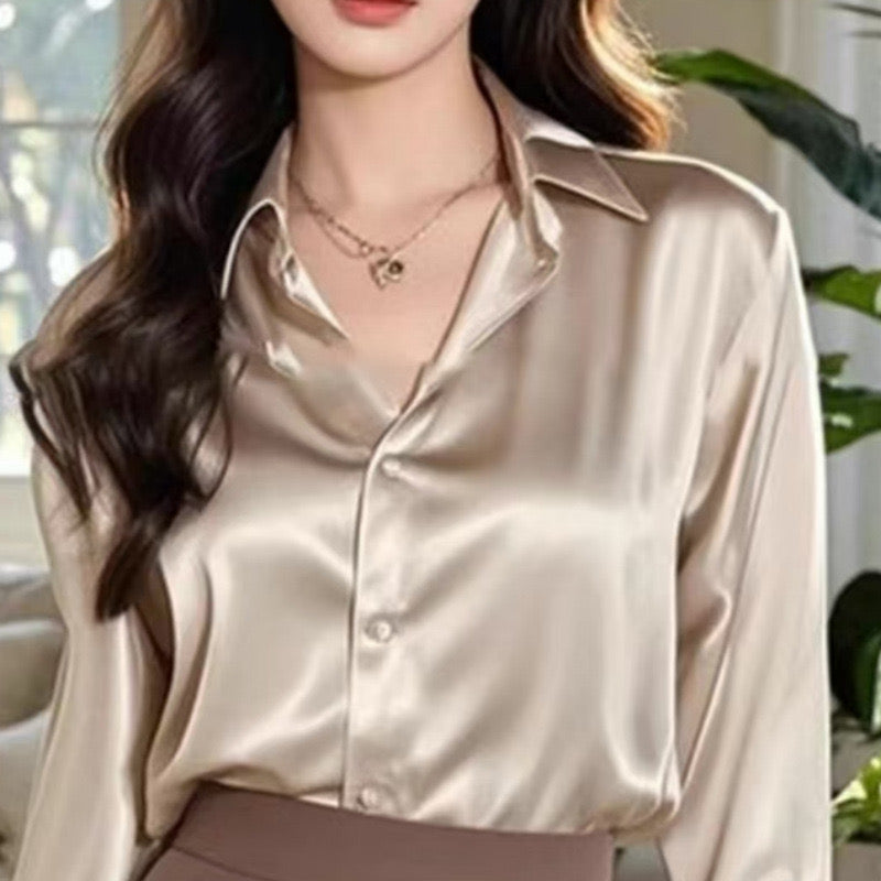 Pankh Lark Satin Party Wear Shirt