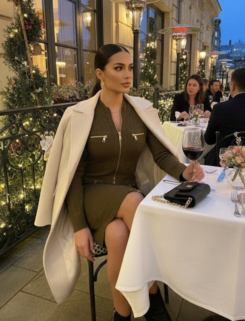 Pankh Meehu Bodycon Elegant Bodycon Dress