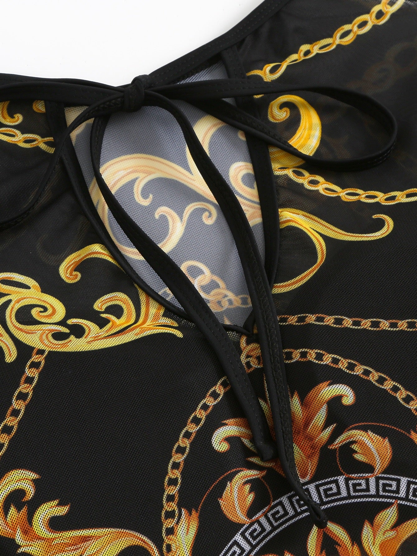 Pankh Meron Full Sleeve Monokini With Sarong Coverup
