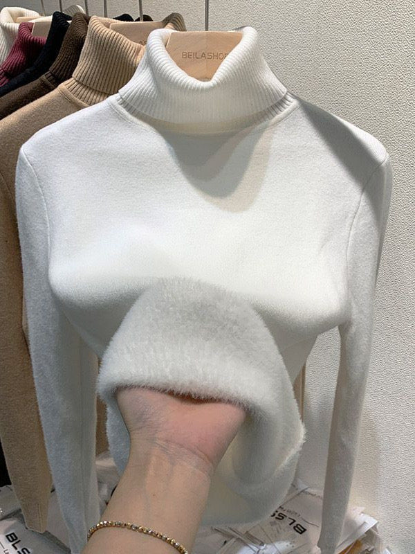 Pankh Loteto Luxe Fleece Lining Warm Winter Pullover Top