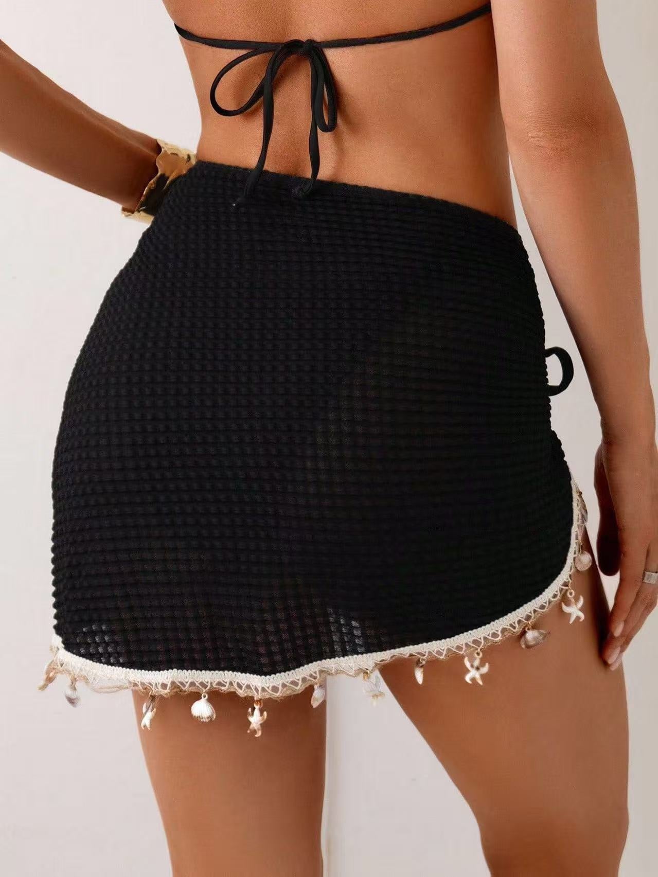 Pankh Avaari Sheel Padded Monokini & Short Skirt Set