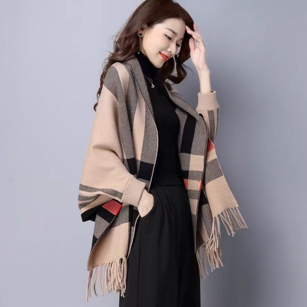 Pankh Burby Soft Wool Cape Shawl