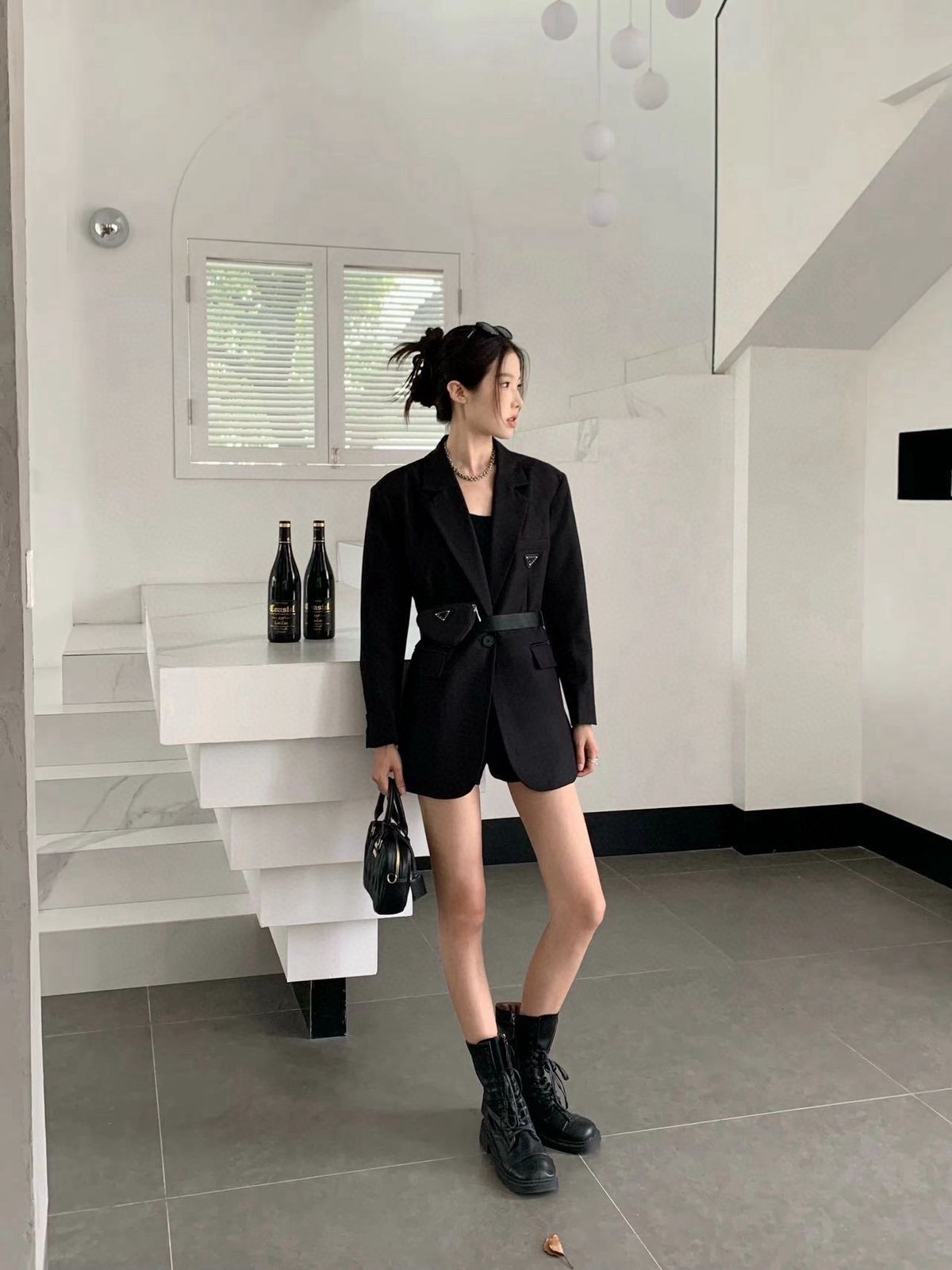 Pankh Wesley Single-Breasted Blazer Without Bag