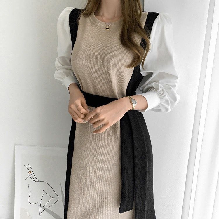 Pankh Asel Knitted Sweater Long Dress