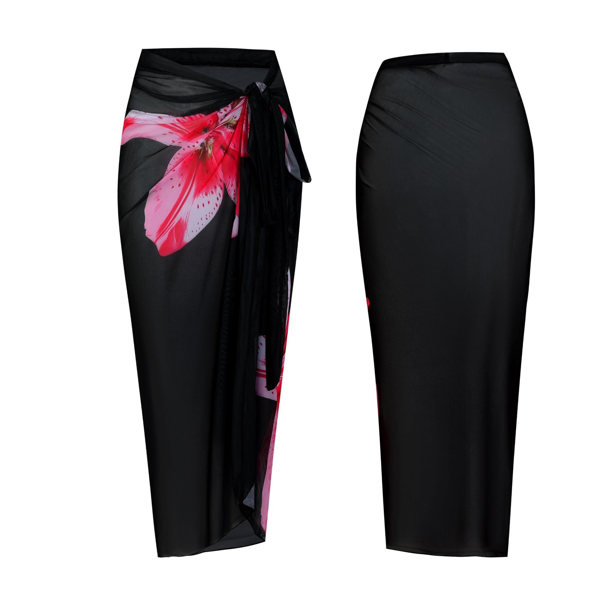 Pankh Elite Full Sleeve Monokini With Sarong Coverup