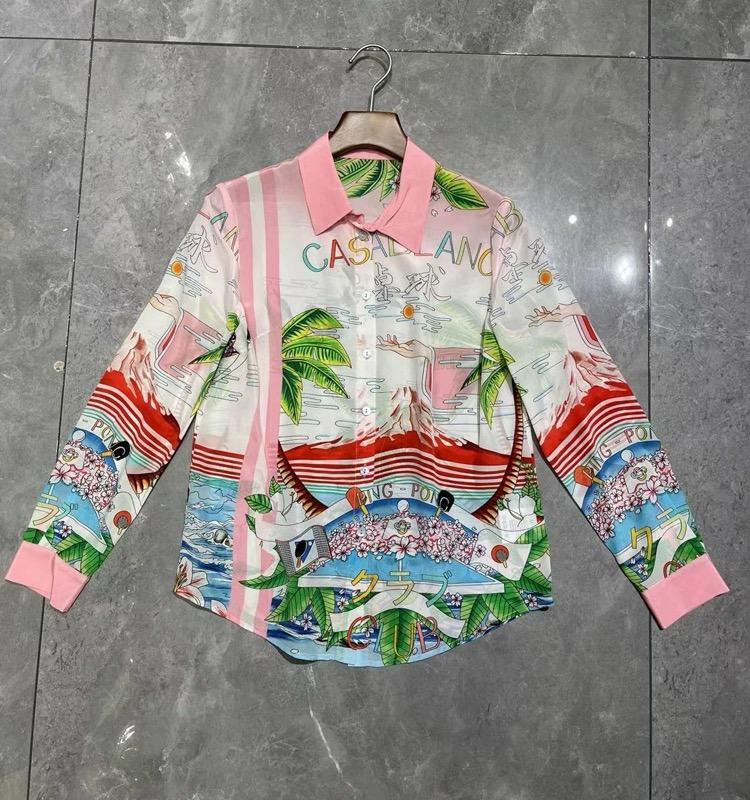 Pankh Omar Printed Silk Autumn fine print casual shirt
