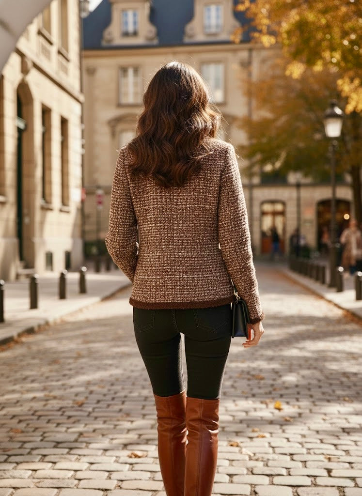 Pankh Depomy Tweed Formal Blazer