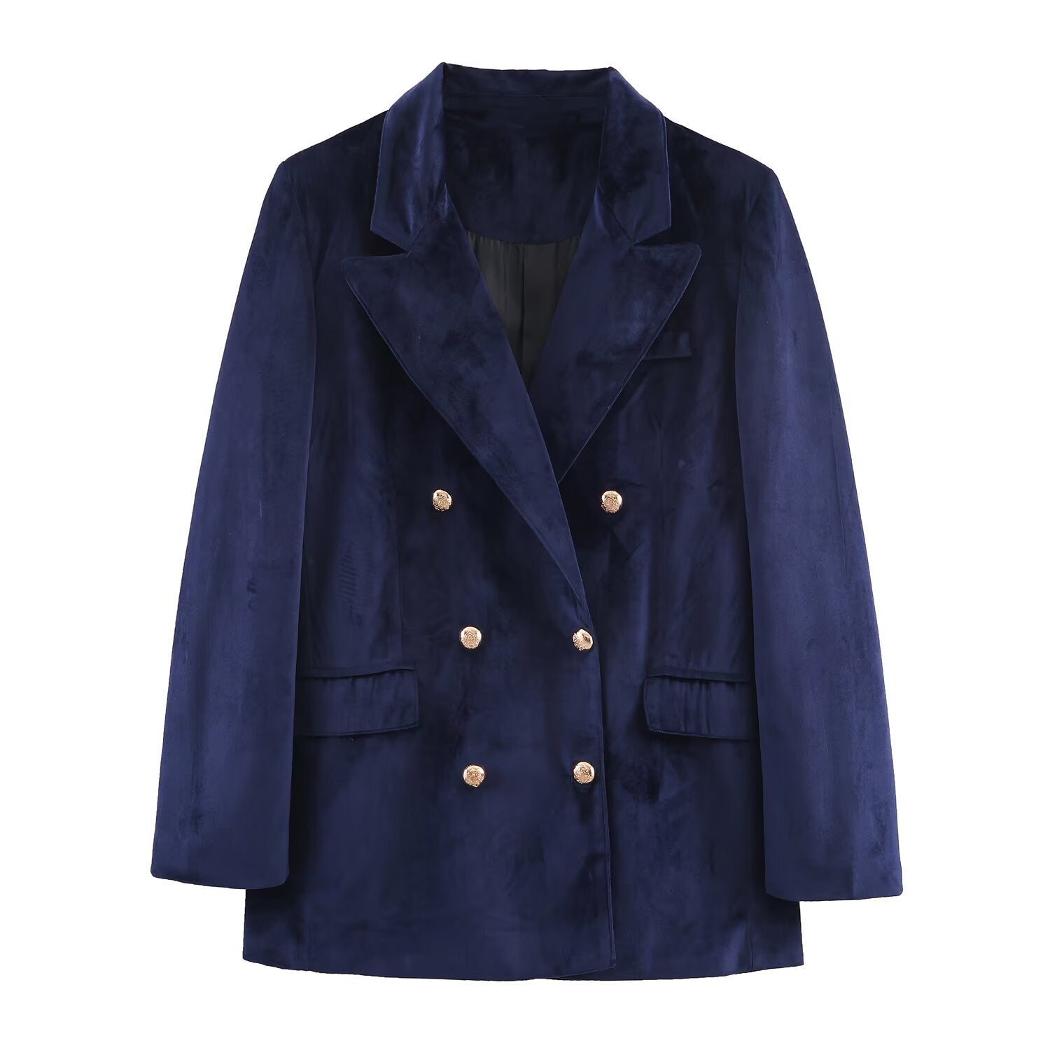 Pankh Segari Luxury Double Breast Velvet Formal Blazer And Pant Set