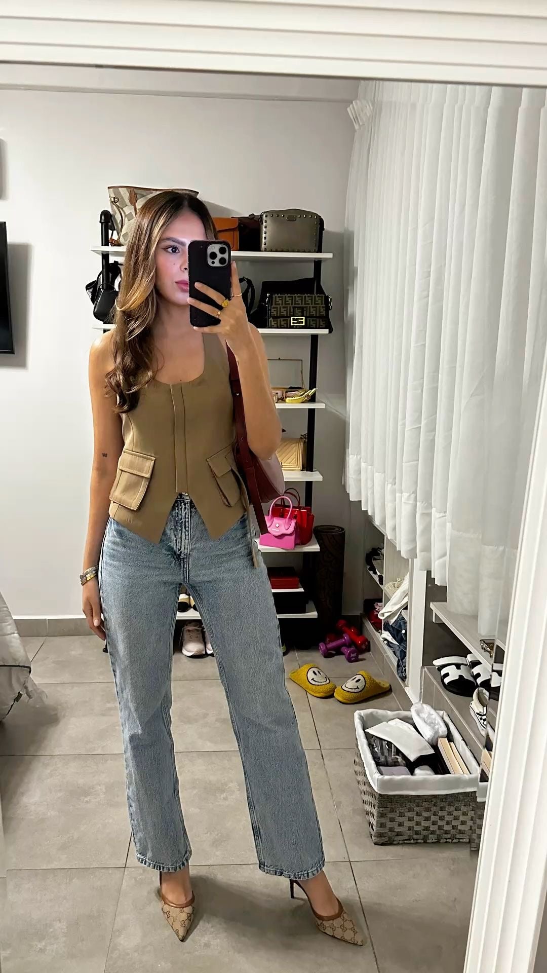 Pankh Adriel Halter Neck Pocket Waist Coat