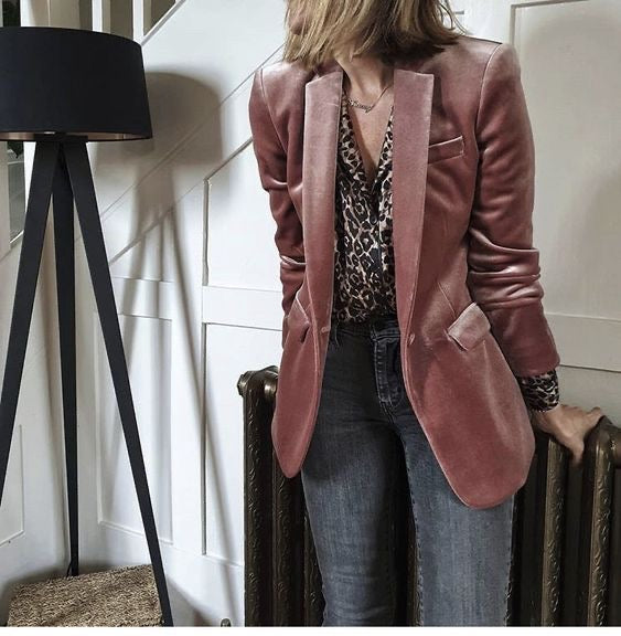 Pankh Aglio Elegant Velevt Blazer