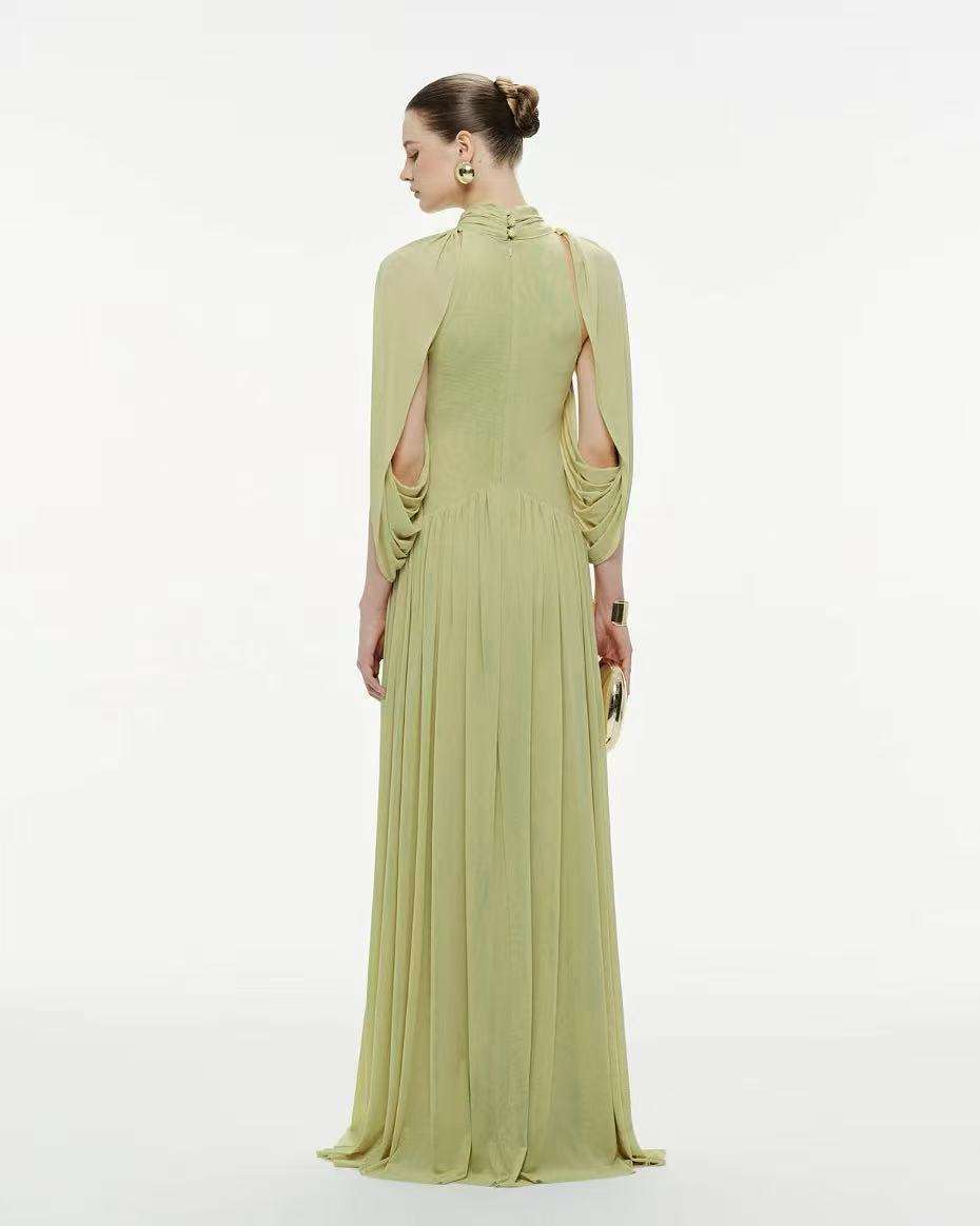 Stenoir Cape Style Maxi Dress