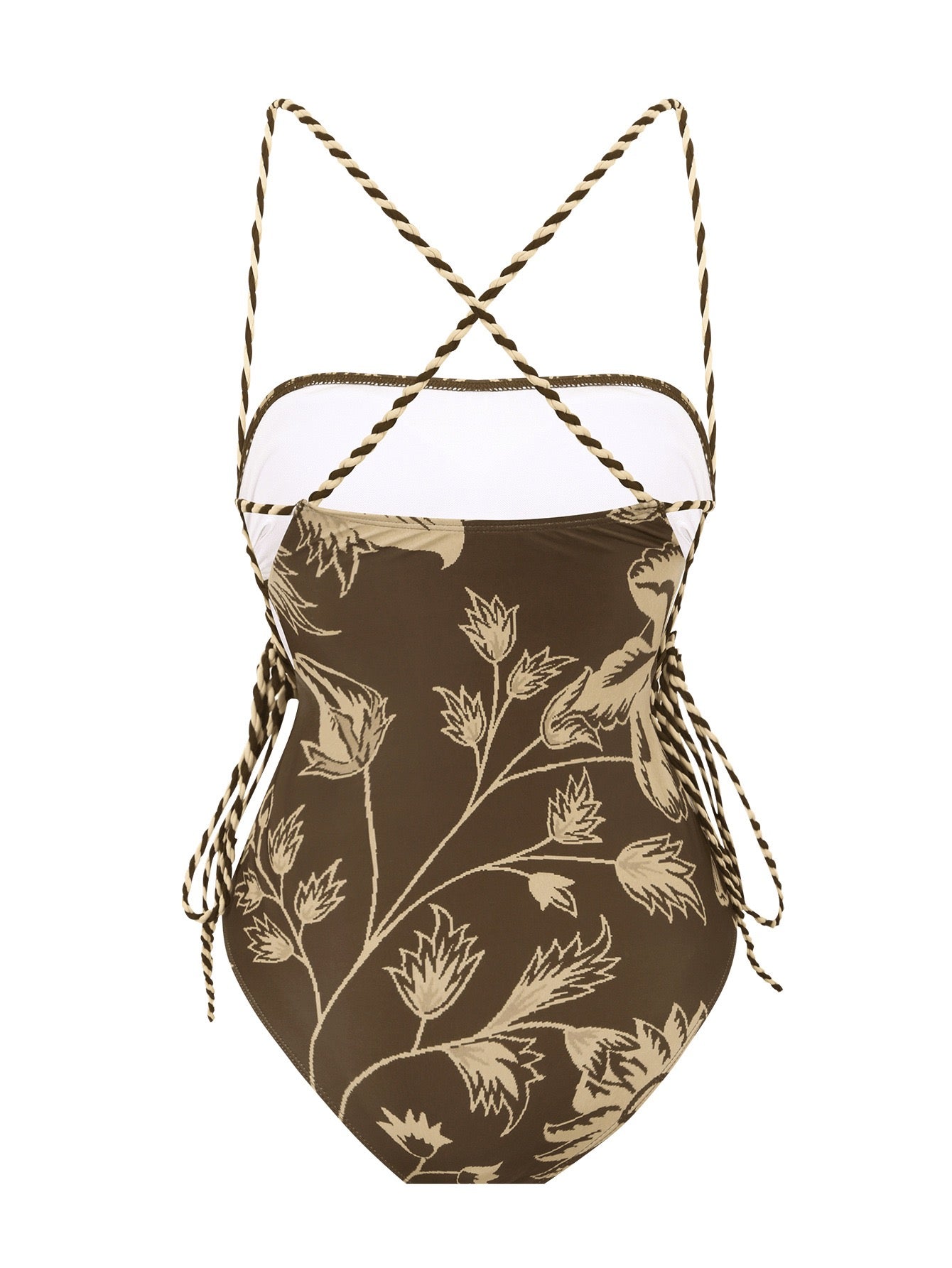 Pankh Amok Padded Monokini & Sarong Swim Set