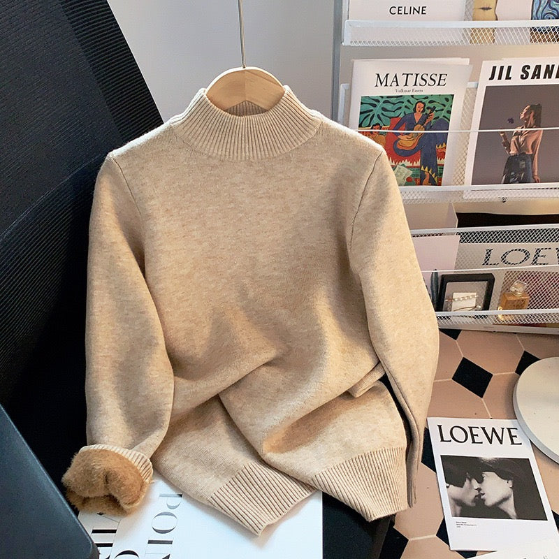 Pankh Loteto Luxe Fleece Lining Warm Pullover Winter Pullover Top