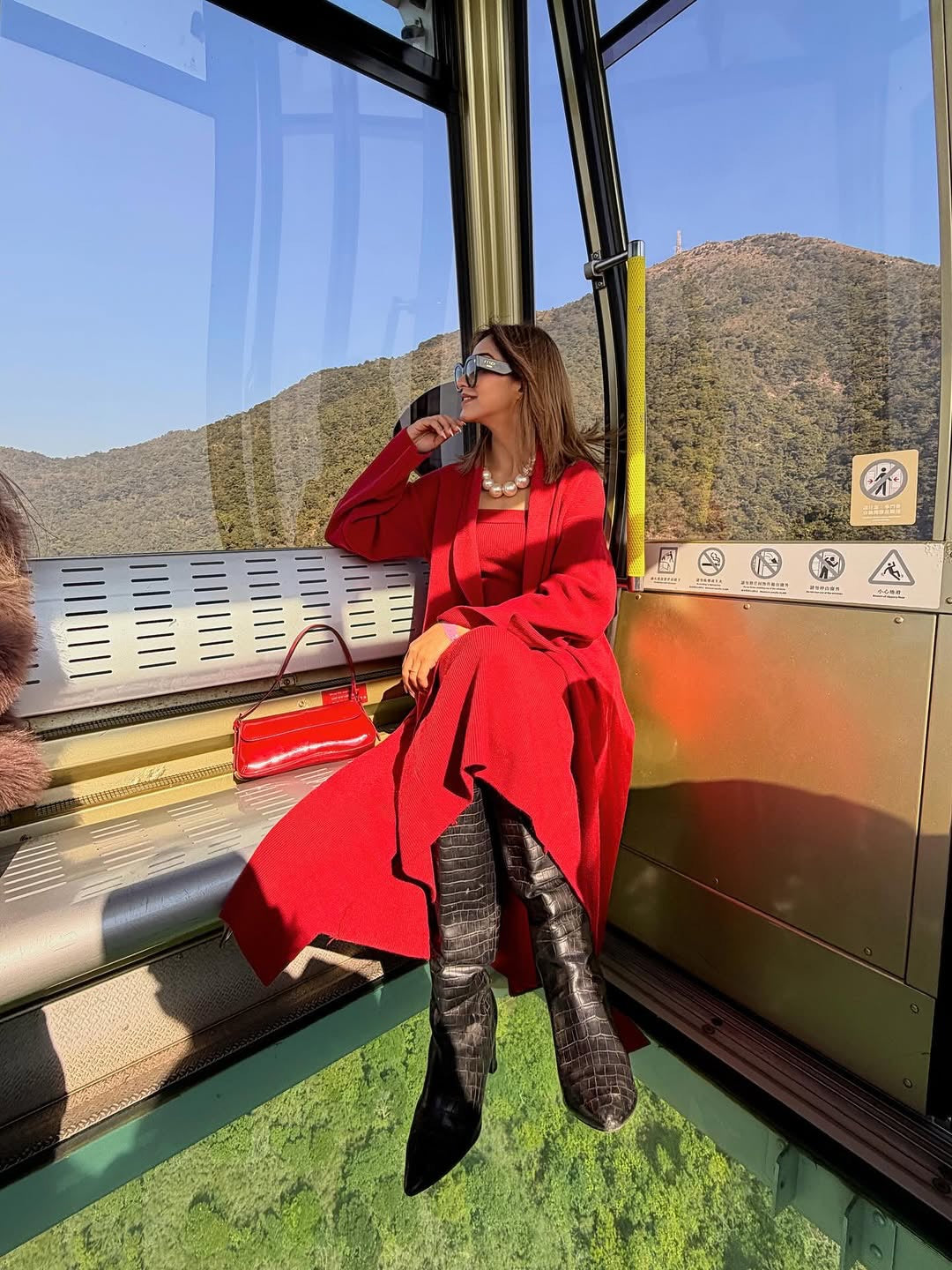 Pankh Ikonic Woolen Tube Maxi & Cardigan Dress Set