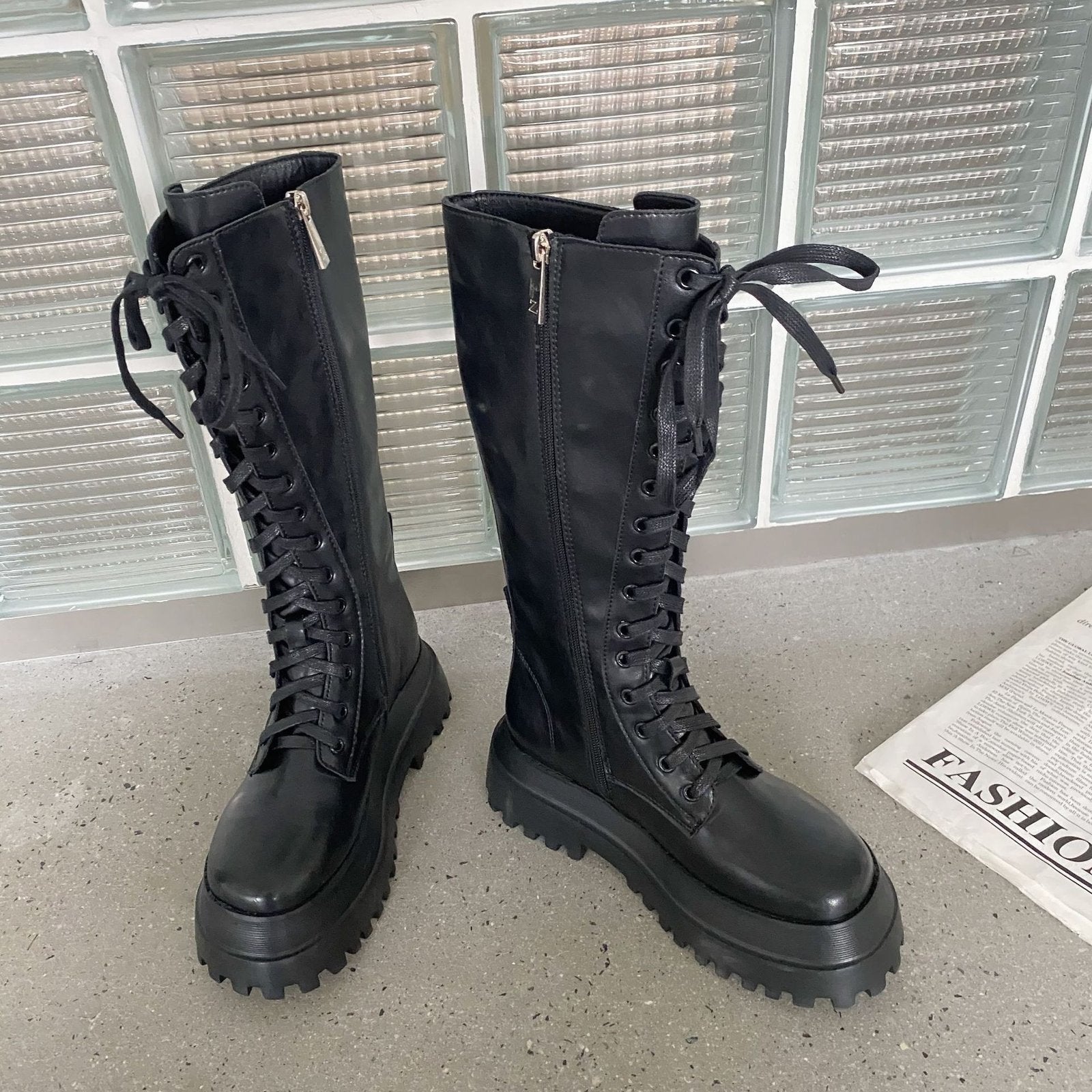 Pankh Duke Thick Sole High Boots