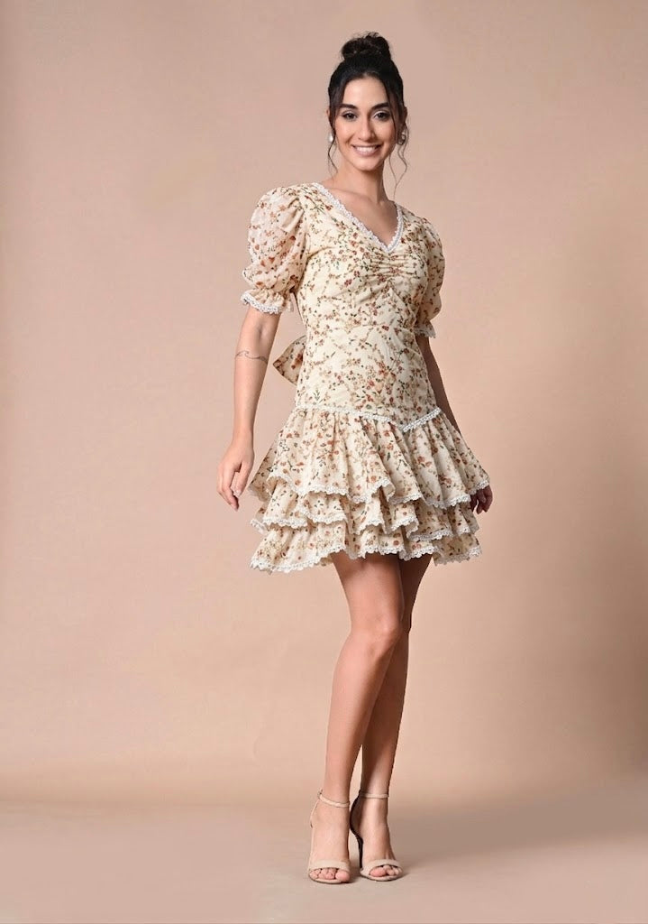 Pankh Alaina Backless Short Dress