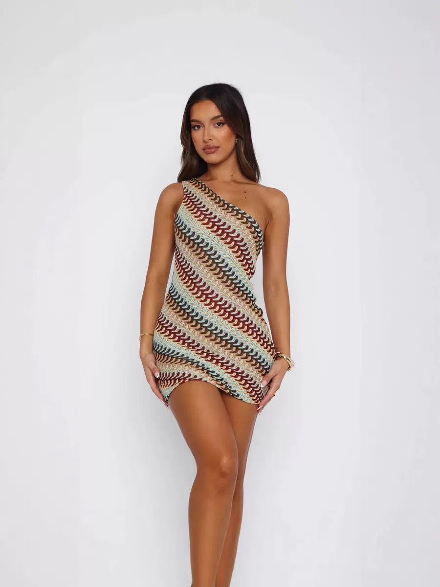 Pankh Solly Crochet Mini Dress