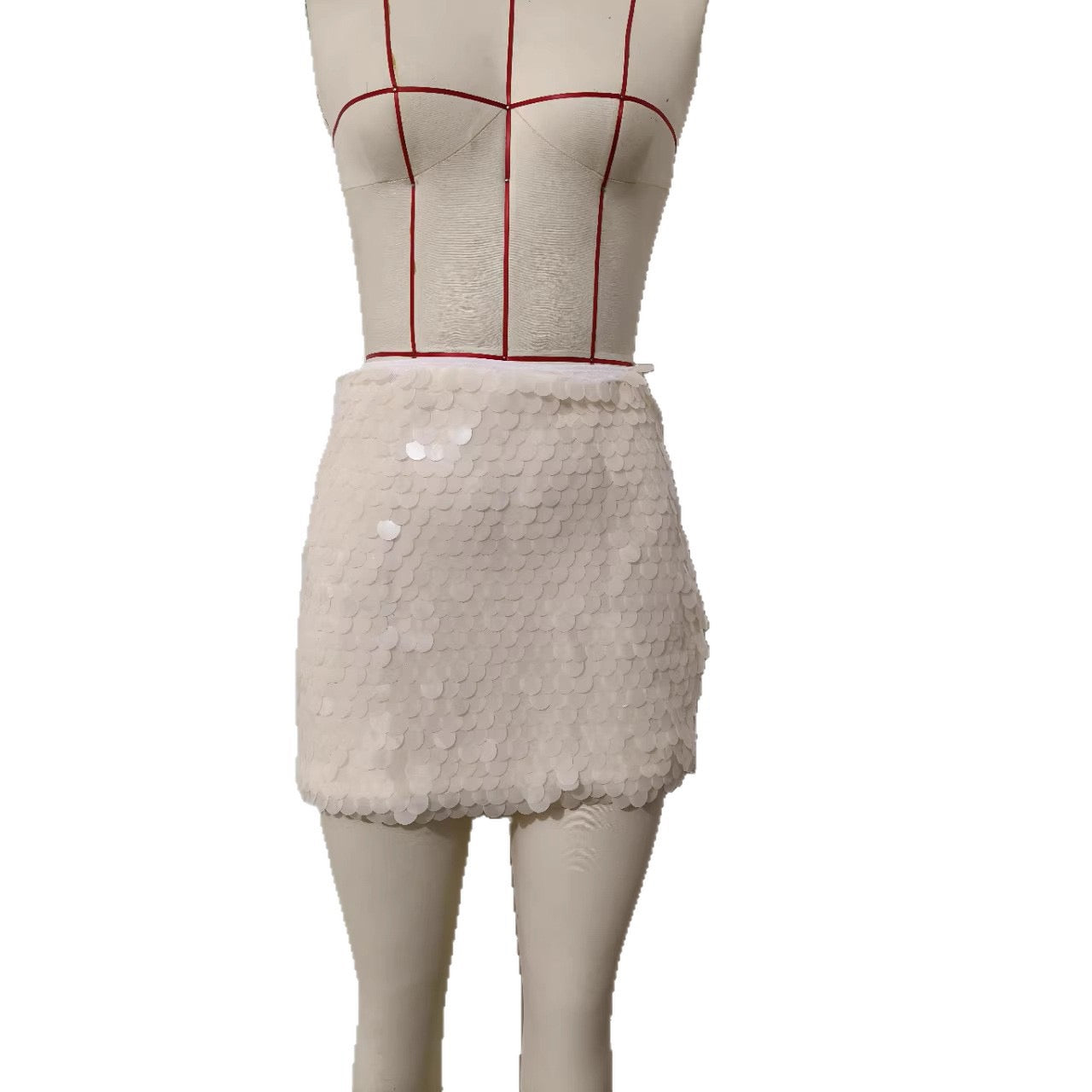 Astra Coin Sequin Mini Skirt