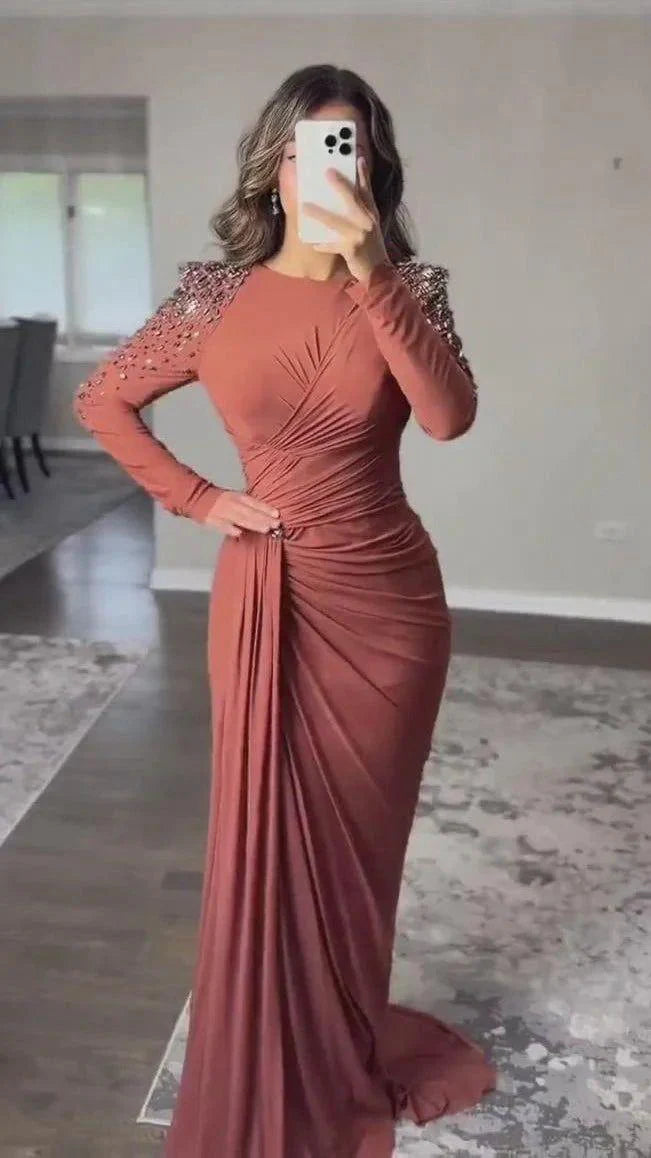 Pankh Sheom Party Wear Stone Embellished Maxi Dress